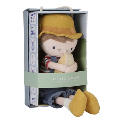 Papusa textila - Jim - 35 cm - Little Farm - Little Dutch