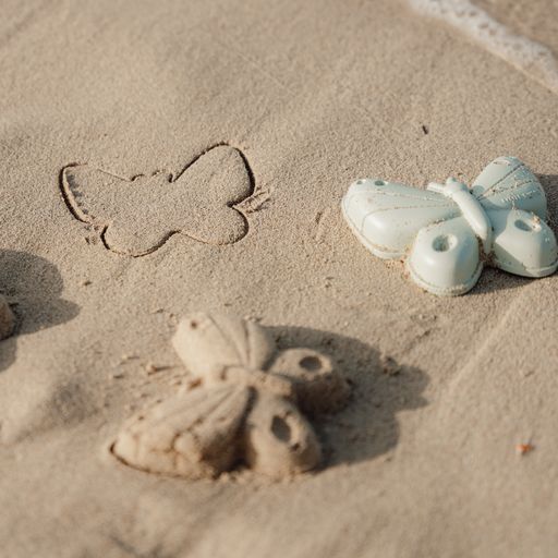 Jucarii pentru plaja cu forme pentru nisip Flowers & Butterflies - Little Dutch