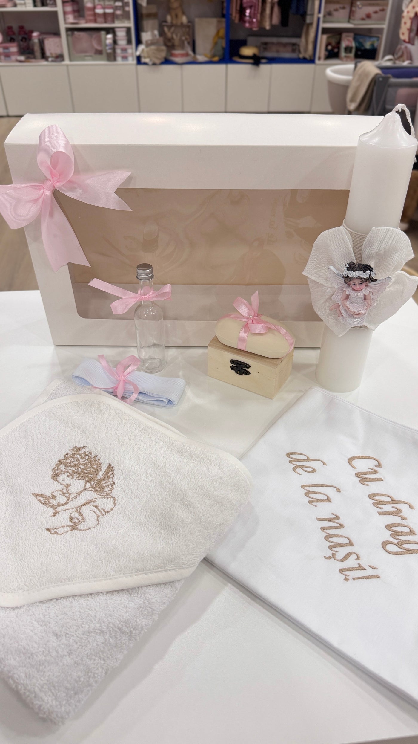 Trusou complet pentru fetite - ingeras cu lumanare