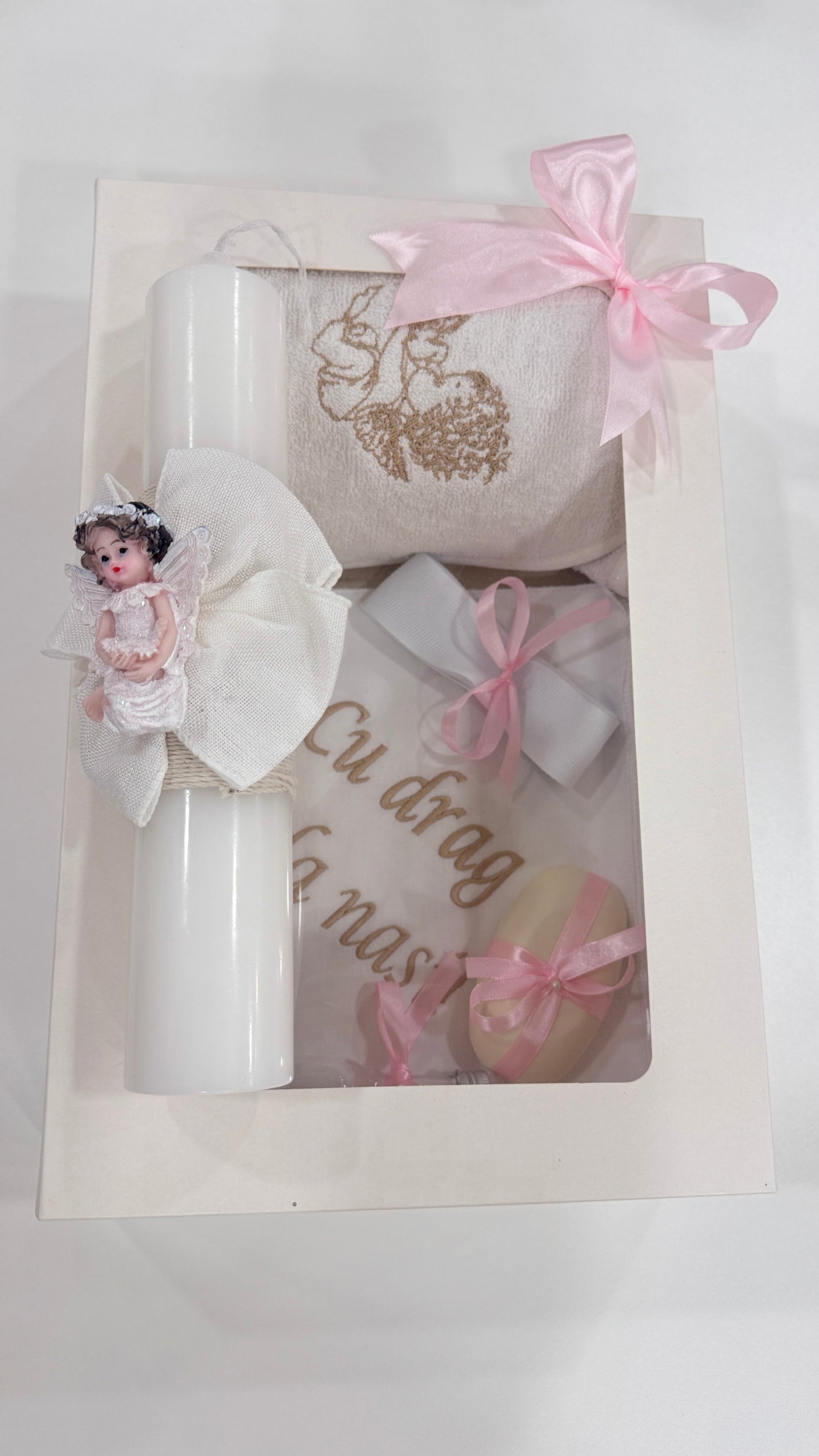 Trusou complet pentru fetite - ingeras cu lumanare