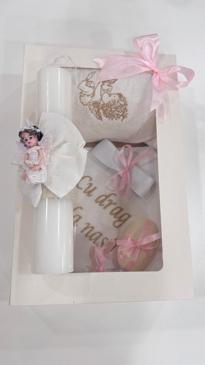 Trusou complet pentru fetite - ingeras cu lumanare