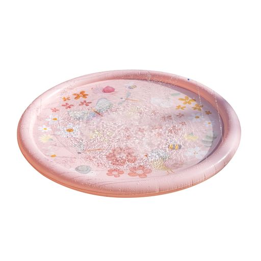 Piscina gonflabila cu stropitoare pentru copii - Little Pink Flowers - Little Dutch