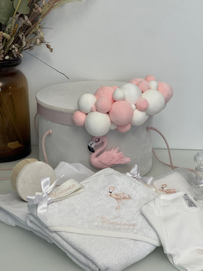 Trusou de botez - Flamingo-