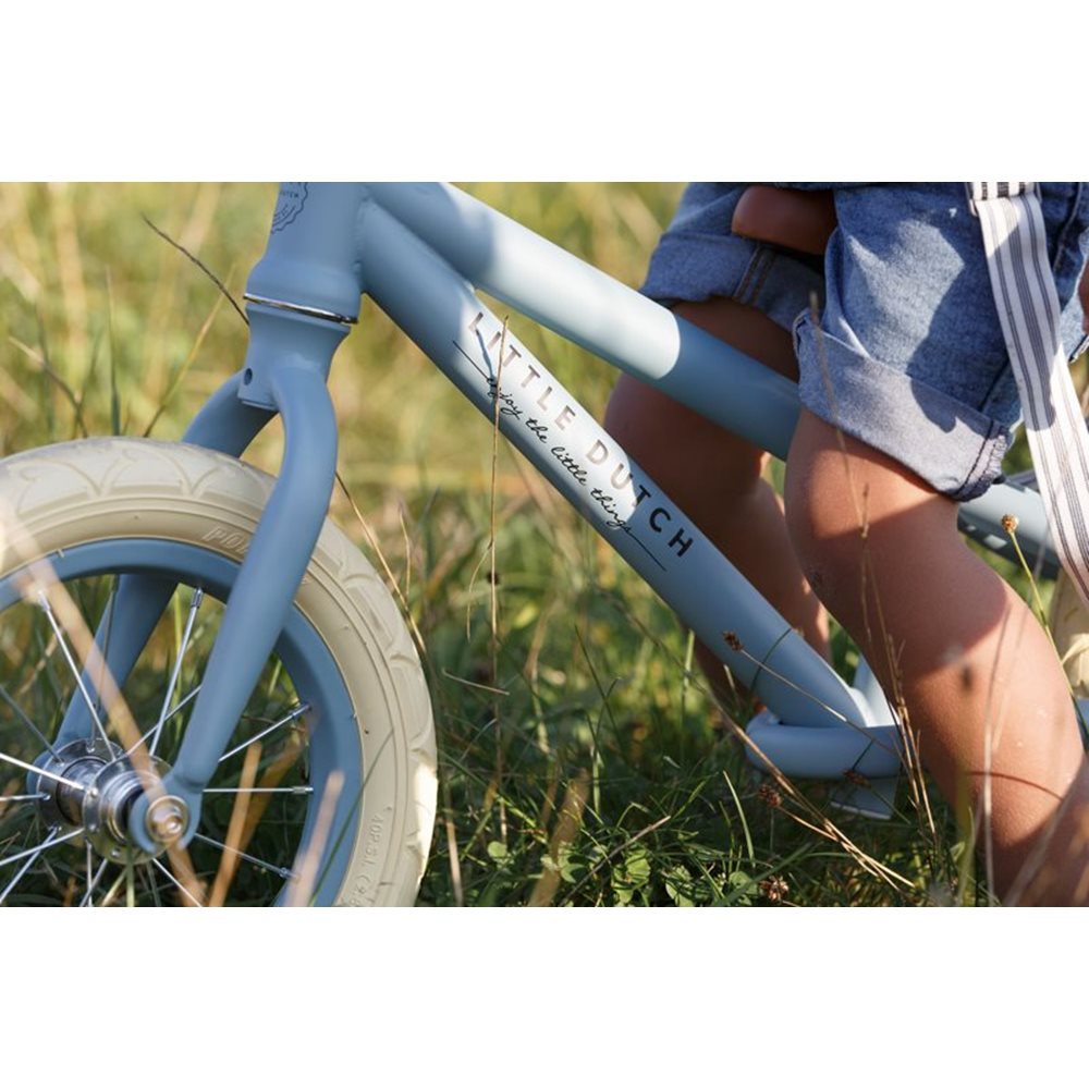 Bicicleta de echilibru fara pedale - Albastru - Little Dutch