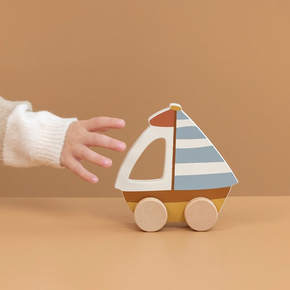 Jucarie din lemn Sailor Bay - Barcuta - Little Dutch