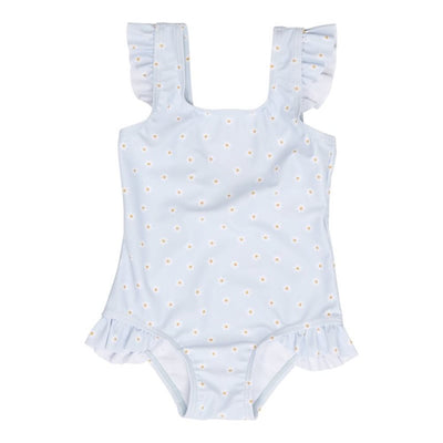 Costum de baie intreg si protectie UV 50+ - Daisies Blue - Little Dutch