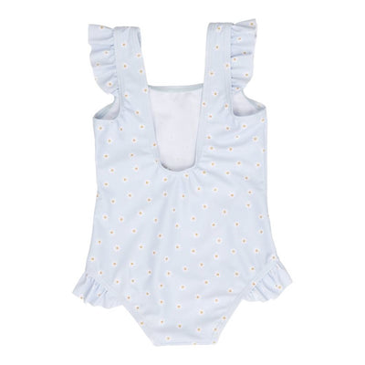 Costum de baie intreg si protectie UV 50+ - Daisies Blue - Little Dutch