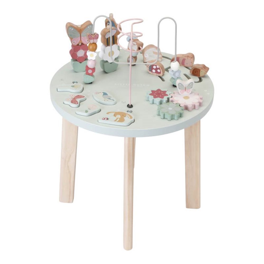 Masuta cu activitati  Flowers & Butterflies - Little Dutch