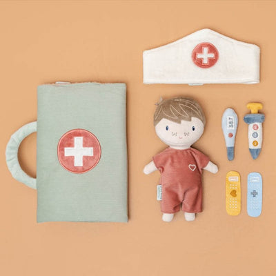 Jucarie de rol - Jim si accesorii pentru doctor - Little Dutch