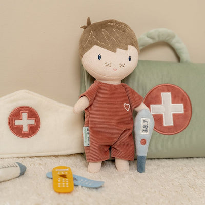 Jucarie de rol - Jim si accesorii pentru doctor - Little Dutch