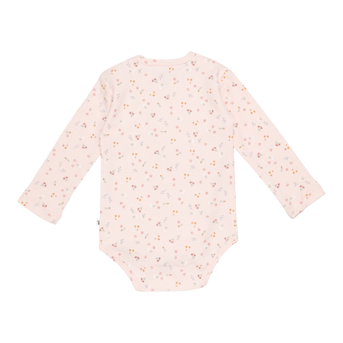 Body cu maneca lunga -Little Pink Flowers- Little Dutch