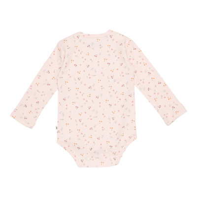 Body cu maneca lunga -Little Pink Flowers- Little Dutch