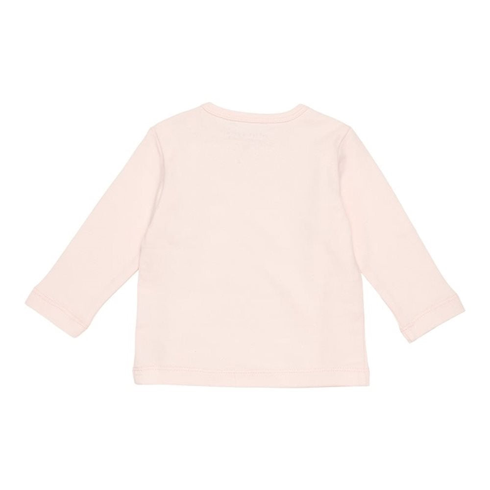 Bluza din bumbac organic Bunny Butterfly Pink- Little Dutch