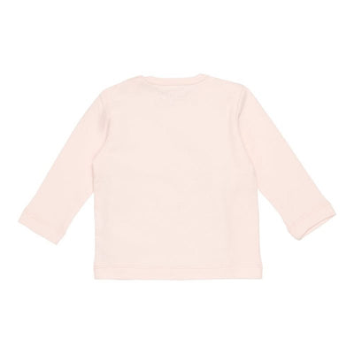 Bluza din bumbac organic Flowers Pink- Little Dutch