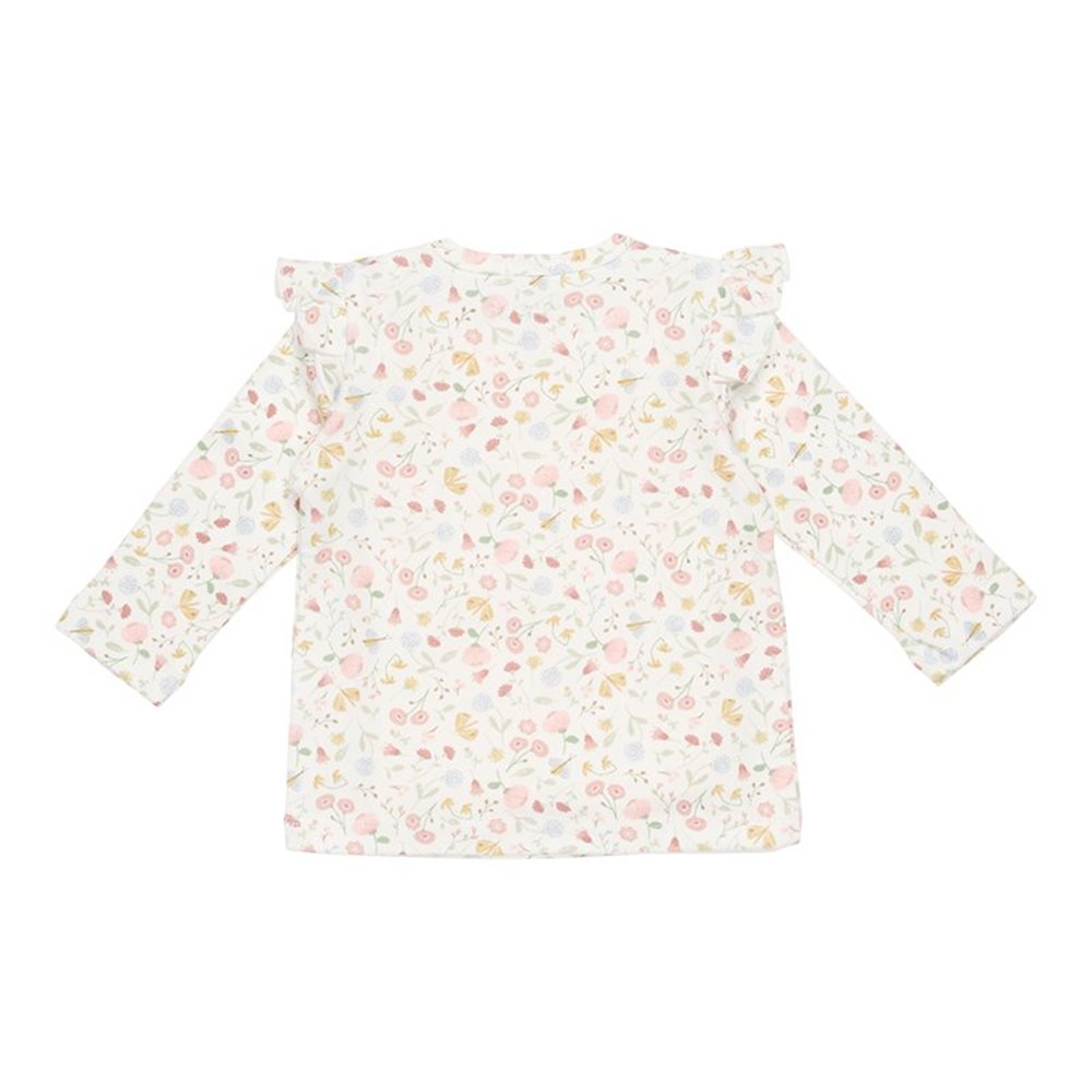 Bluza din bumbac organic Flowers & Butterflies- Little Dutch