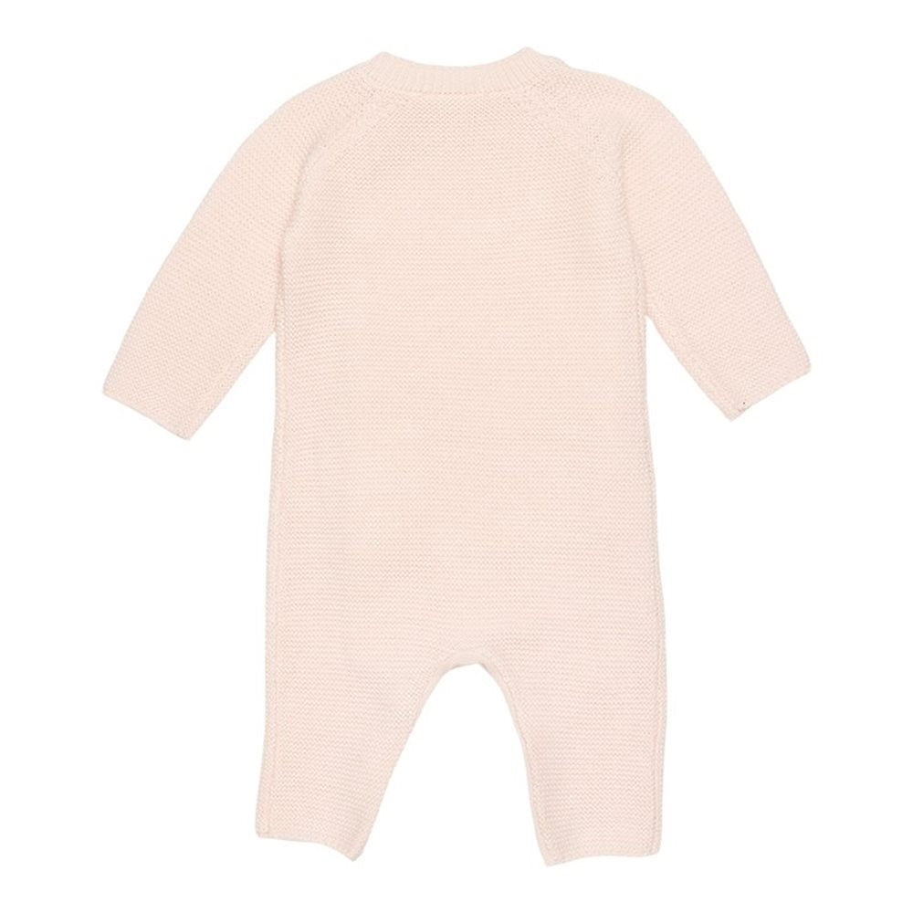 Overall tricotat din bumbac pentru bebelusi  -Pink- Little Dutch