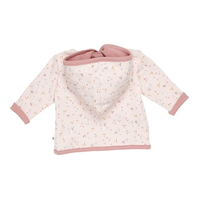 Jacheta reversibila din bumbac pentru bebelusi  -Little Pink Flowers- Little Dutch