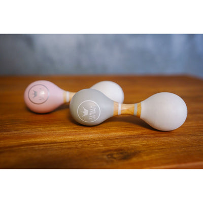 Instrument muzical in cutie cadou maracas - Grey - BamBam