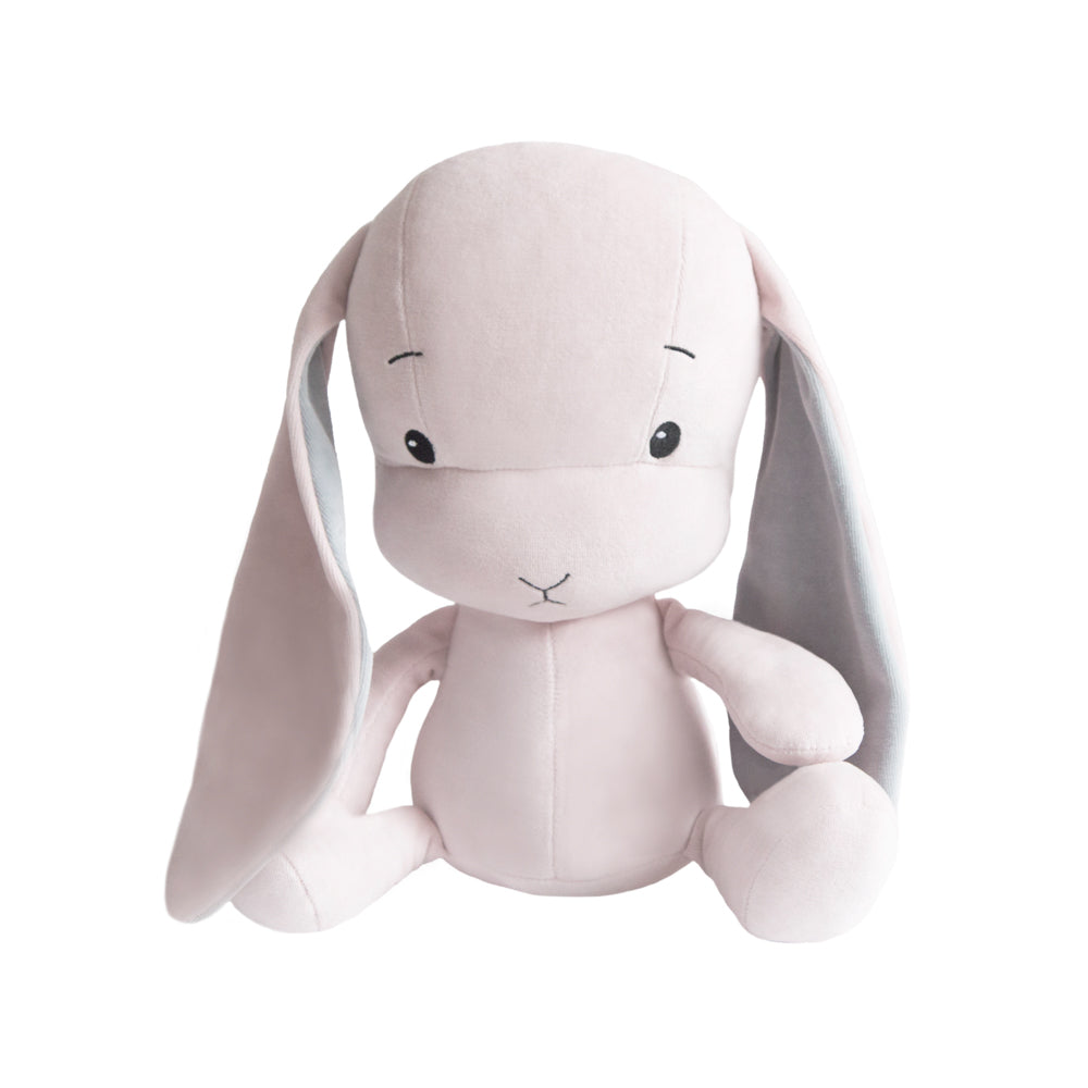 Jucarie Bunny cu urechi gri - 20 cm - Pink -  Effiki