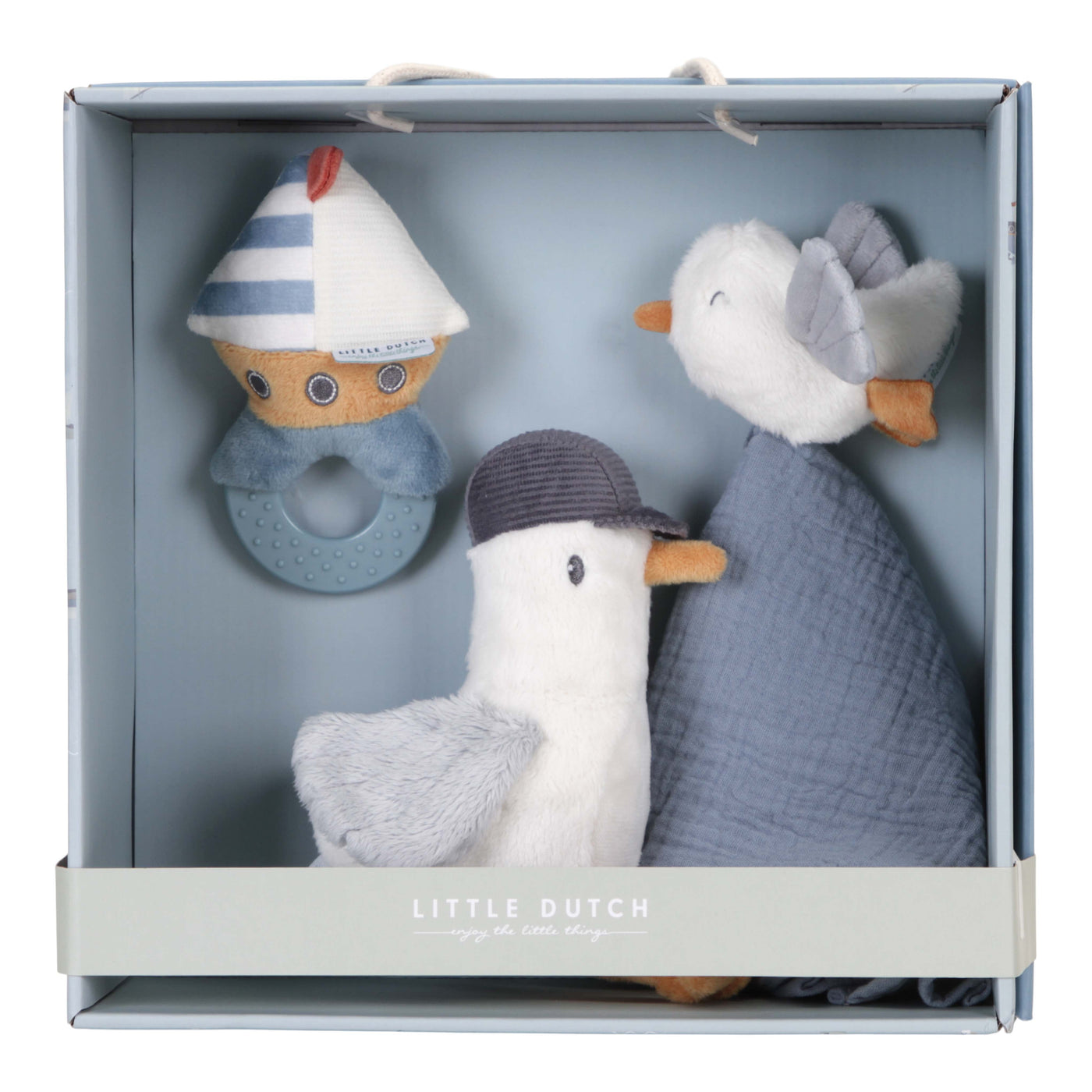 Cutie cadou cu jucarii soft pentru bebelusi  - Little Dutch